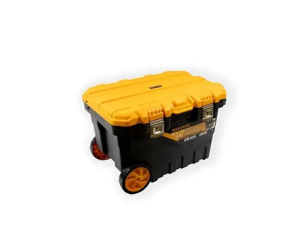 Trusa de transport scule Rotor 14817, 168.56 l, pe roti (Galben/Negru)