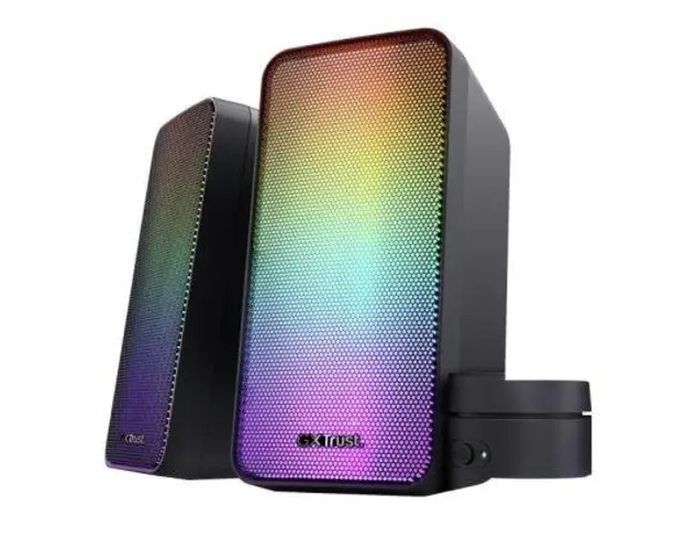 Boxe Trust GXT 611 WEZZ, 2.0, RGB (Negru)