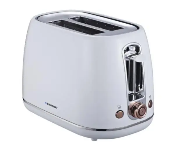 Prajitor de paine Blaupunkt TSS802WH, 900 W, 2 Felii, Functie dezghetare (Alb)