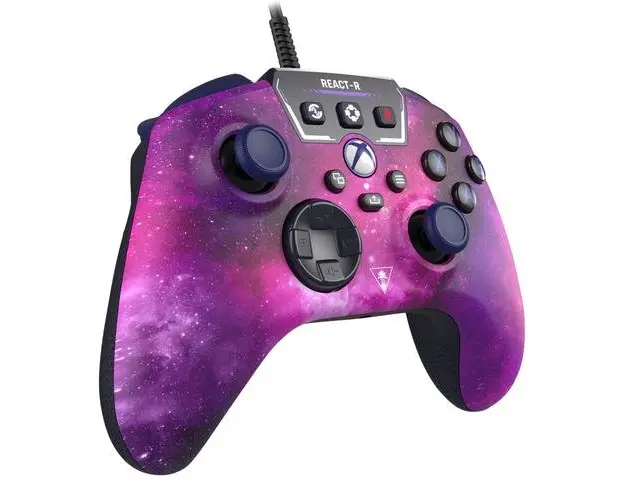 Controller Turtle Beach REACT-R, Compatibil cu Xbox One, Series S/X, Windows 10/11, Jack 3.5mm, Vibratii (Mov)
