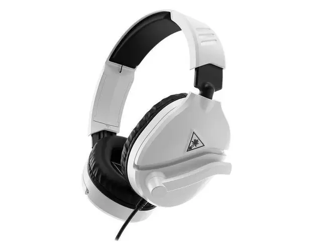 Casti Gaming Turtle Beach Recon 70P 2024, Jack 3.5mm, Compatibil cu Nintendo Switch, PC, PS4/PS5, Xbox One, Series X/S (Alb)