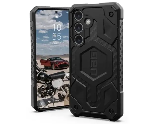 Husa Protectie Spate UAG Monarch Pro Carbon Fiber pentru Samsung Galaxy S24 (Negru)