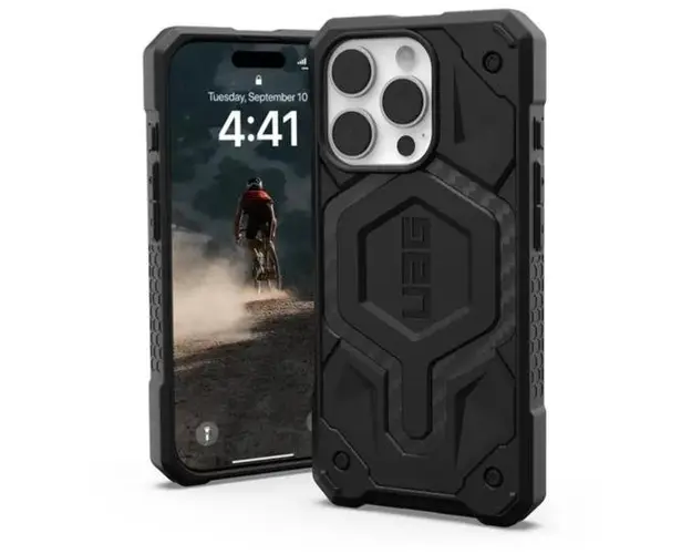 Husa Monarch Series UAG pentru iPhone 16 Pro, Negru
