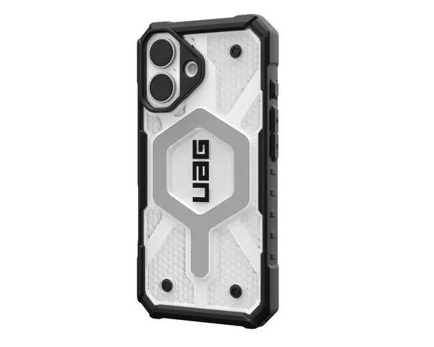 Husa Pathfinder Clear MagSafe UAG pentru iPhone 16, Transparent
