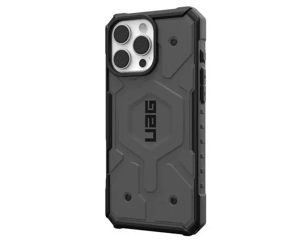 Husa Pathfinder Magsafe UAG pentru iPhone 16 Pro, Argintiu
