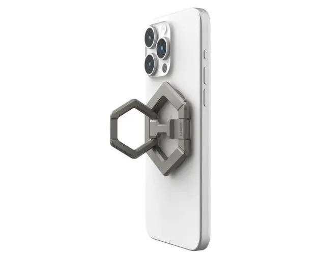 Inel magnetic pentru telefon UAG, functie prindere si stand (Gri)