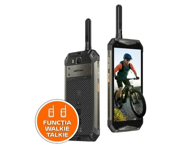 Telefon Mobil Ulefone Armor 20WT, Procesor MediaTek MT6789, IPS 5.65inch, 12GB RAM, 256GB Flash, Camera 50 MP, Wi-Fi, 4G, Dual Sim, Android (Negru)