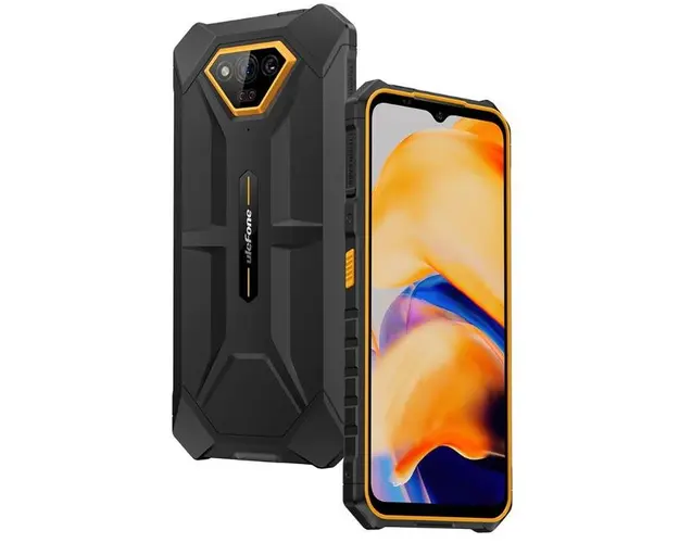 Telefon Mobil Ulefone Armor X13, Procesor Mediatek Helio G36 Octa-Core, IPS LCD 6.52, 6GB RAM, 64GB Flash, Camera Duala 50+24 MP, Wi-Fi, 4G, Dual SIM, Android (Negru/Portocaliu)