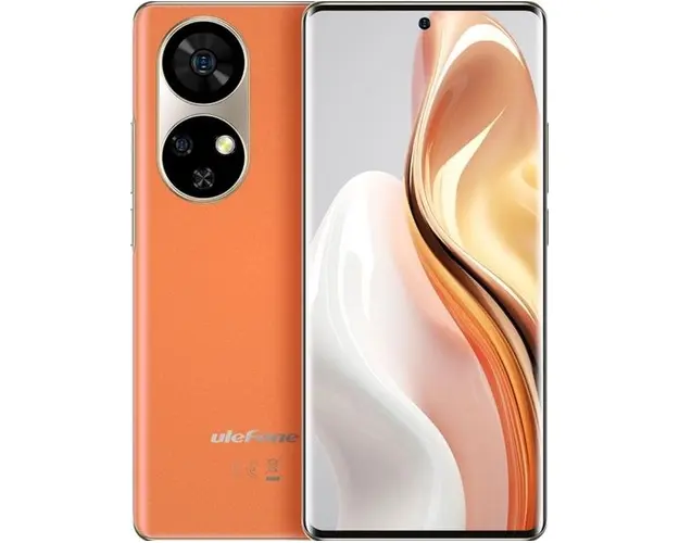 Telefon Mobil Ulefone Note 17 Pro, Procesor Mediatek Helio G99, Amoled touchscreen 6.78inch, 12GB RAM, 256GB Flash, Camera Duala 108+5MP, Wi-Fi, 4G, Dual Sim, Android (Portocaliu)