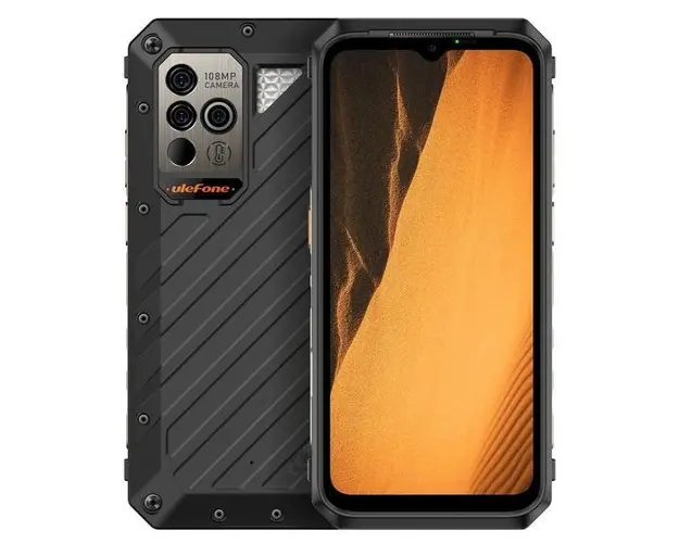 Telefon Mobil Ulefone Power Armor 19, Procesor MediaTek MT6789, IPS 6.58inch, 12GB RAM, 256GB Flash, Camera Tripla 108 + 5 + 8 MP, Wi-Fi, 4G, Dual Sim, Android (Negru)