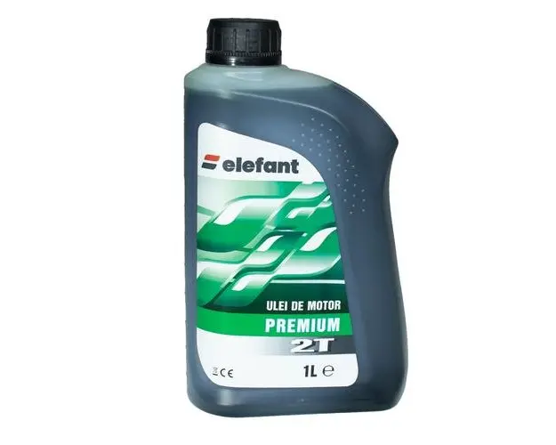 Ulei Elefant PREMIUM, pentru amestec motoare 2 timpi, 1L, Verde 
