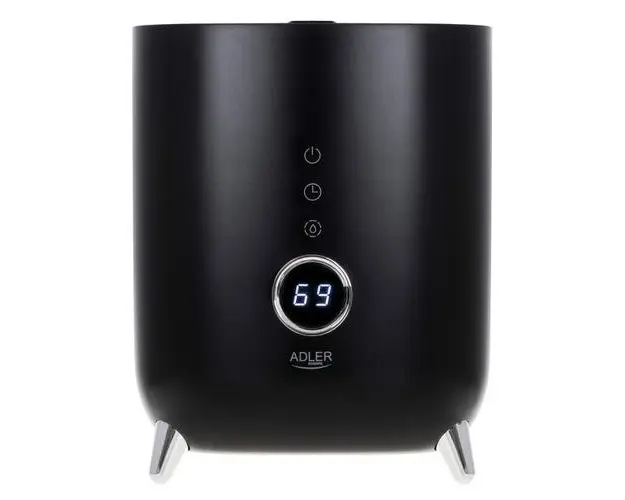 Umidificator Adler AD 7972, Ultrasonic, 23 W, 35 mp, 4 l, Display LED (Negru)