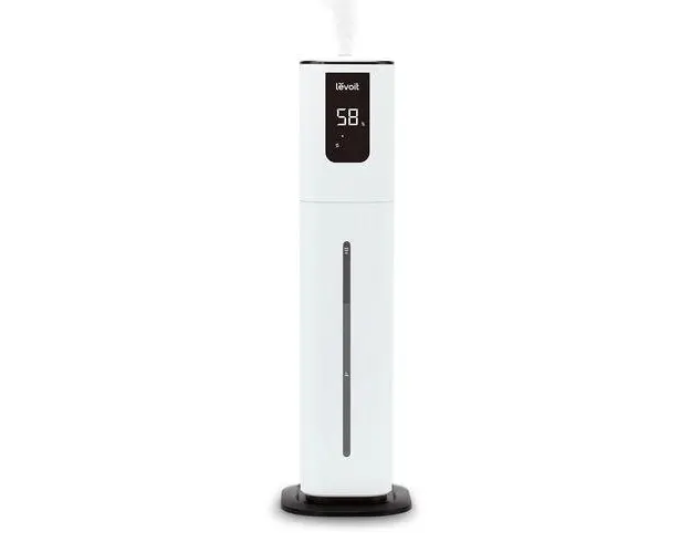Umidificator LEVOIT OasisMist 1000S Smart Ultrasonic Cool Mist Tower, Autonomie 100 ore, Control Voce , Telecomanda, Rezervor 10 L