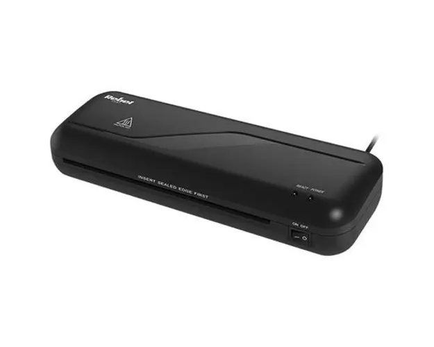 Laminator A4 Rebel URZ0987, 265 W, Timp de incalzire 3 - 5 min (Negru)