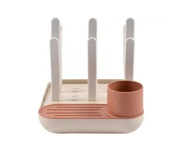 Uscator biberoane Beaba Forest Terracotta Clay