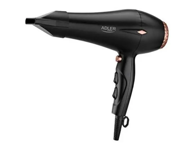 Uscator de par ADLER AD2244, Difuzor, Putere 2000 W (Negru)