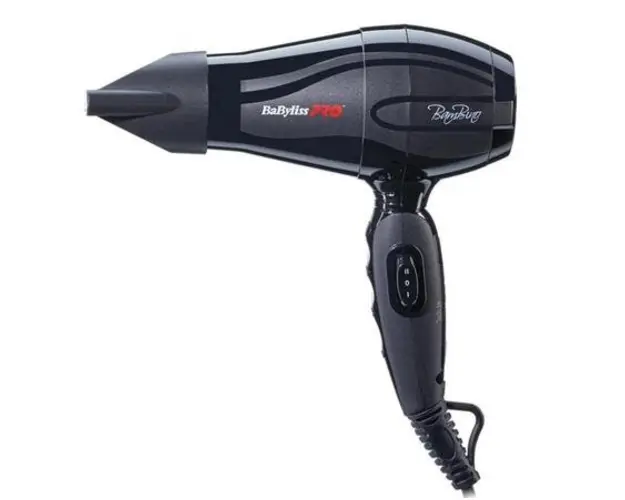 Uscator de par Babyliss Pro Bambino mini BAB5510E, 1200 W, 2 Trepte de viteza (Negru)