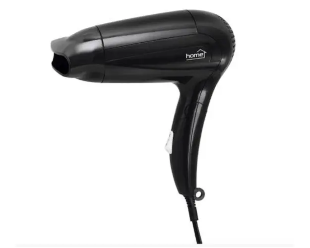 Uscator de par Home HG HSZ 18, Putere 1400 W, 2 trepte de putere, Maner pliabil (Negru)