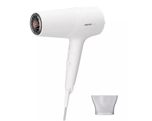 Uscator de par Philips 5000 BHD500/00, 2100 W, 6 viteze, 3 setari de temperatura, Tehnologie Thermoshield (Alb)