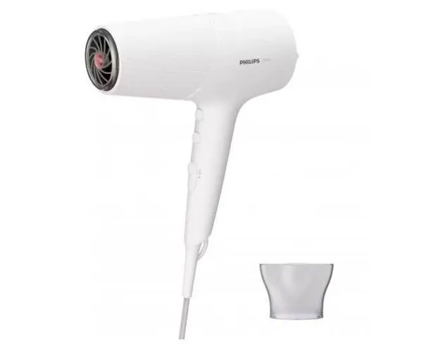 Uscator de par PHILIPS 5000 Series BHD501/00, 2100 W, 2 viteze, 3 trepte temperatura (Alb)
