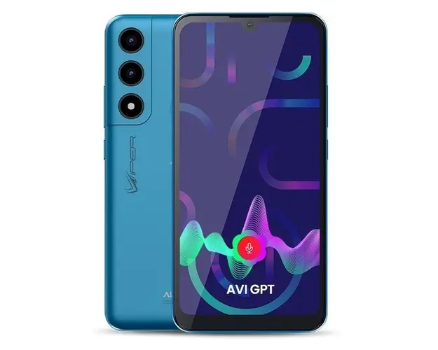 Telefon Mobil Allview V10 Viper Lite, Procesor ARM Cortex-A53, Quad-Core, TFT IPS Capacitive touchscreen 6.26inch, 2GB RAM, 32GB Flash, Camera Duala 8 + 0.3 MP, 4G, Wi-Fi, Dual SIM, Android (Albastru)