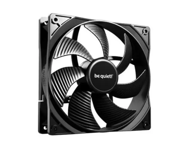 Ventilator be quiet! Pure Wings 3, 140 mm, 1200 rpm (Negru)