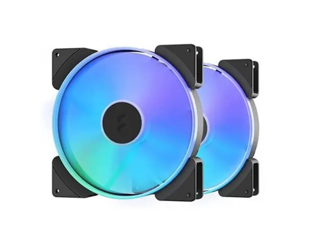 Set doua ventilatoare Fractal Design Prisma AL-18 aRGB PWM, 180mm
