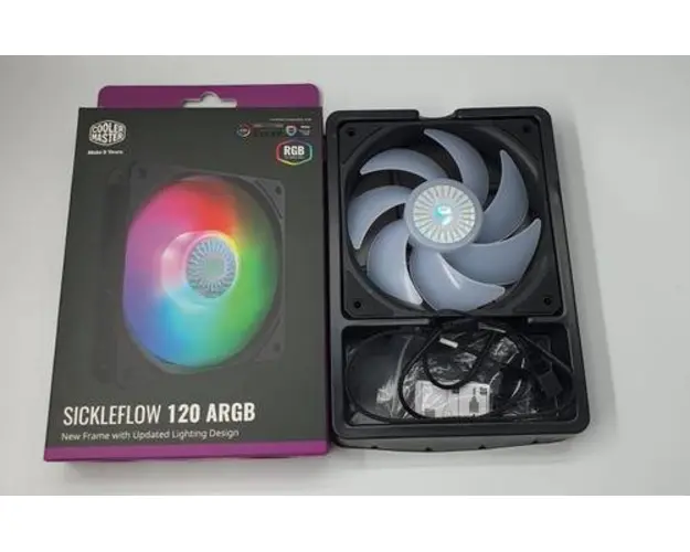 Ventilator Cooler Master, 120 ARGB, PWM, Negru