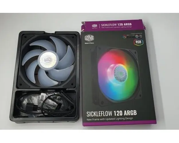 Ventilator Cooler Master, 120 ARGB, PWM, Negru