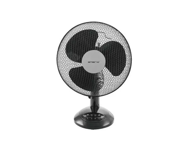 Ventilator de birou Emerio FN-114202.1, 30cm, 3 trepte de viteza, rafala de vant (Negru)