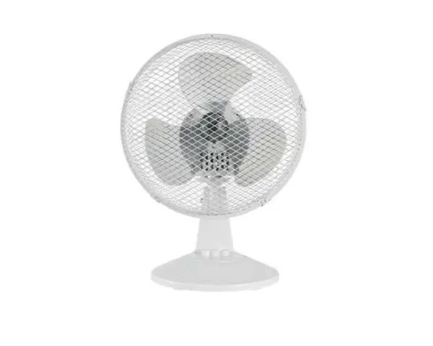 Ventilator de birou Midea FT23-21M, 25 W, 2 viteze, 23 cm, Oscilatie (Alb)