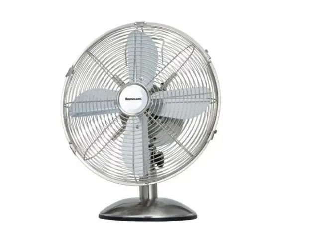 Ventilator de birou Ravanson WT-7033N Inox, 35 W, 3 viteze, oscilatie (Argintiu)