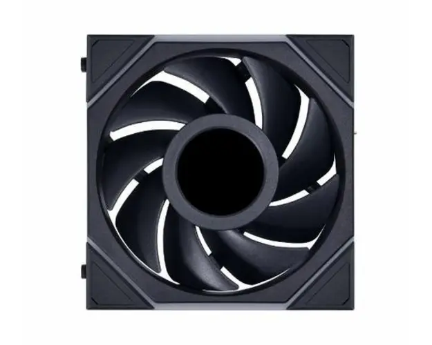 Ventilator Lian Li UNI FAN TL LCD Reverse Blade, iluminare ARGB, 120mm, 1600 rpm, Ecran 1.6inch, PWM (Negru)