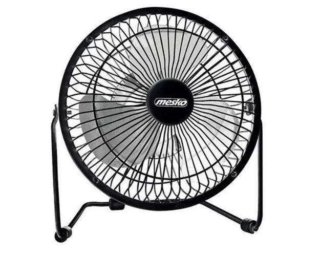 Ventilator mini de birou Mesko MS 7322, Portabil, USB (Negru)