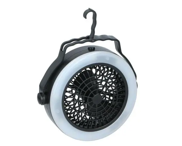 Ventilator portabil Grundig, cu iluminare LED
