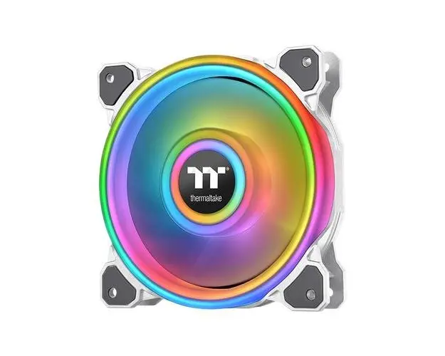 Ventilator Thermaltake Riing Quad 14, 140 mm, iluminare ARGB, PWM (Alb)