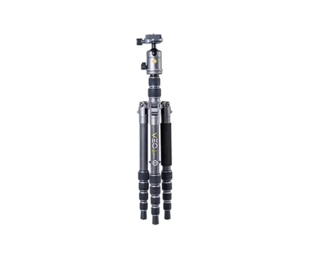 Trepied foto Vanguard VEO3 GO 235CB, fibra de carbon (Argintiu/Negru)