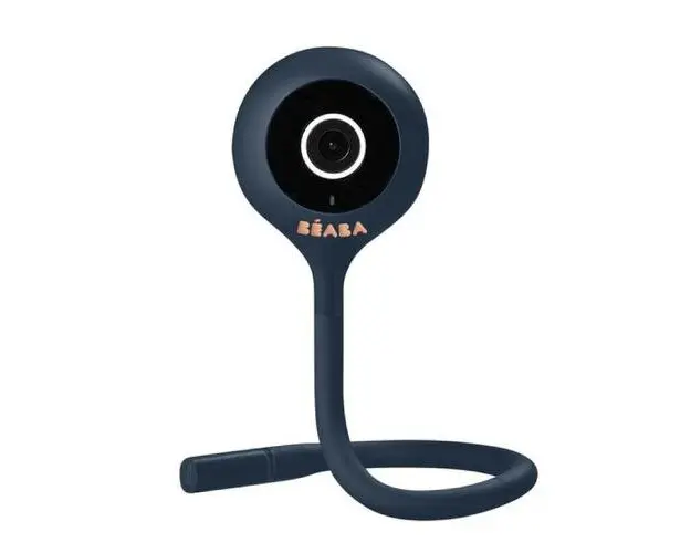 Video Monitor Digital + Wi-Fi Beaba ZEN Connect Night Blue, FHD, aplicatie Beaba ZEN Connect, senzor de temperatura si umiditate