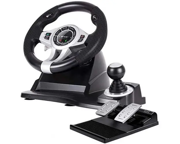 Volan TRACER Roadster, USB, compatibil PC, PS3, PS4, Xbox One + pedale