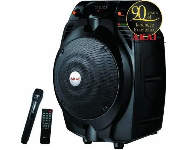 Boxa Portabila activa Akai SS022A-X6, Bluetooth, USB, slot card (Negru)
