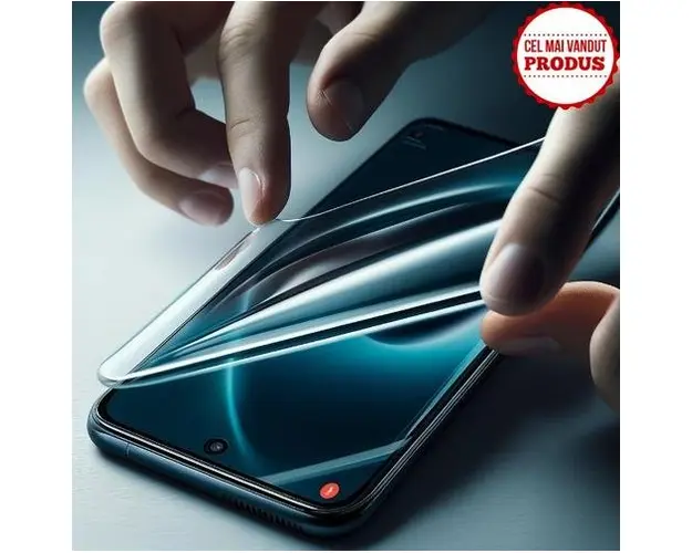 Serviciu montaj folie din silicon TRANSPARENTA (UV 190 MICRONI 6H) pentru telefon