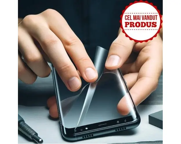Serviciu montaj folie din silicon PRIVACY (UV 190 MICRONI 6H) pentru telefon