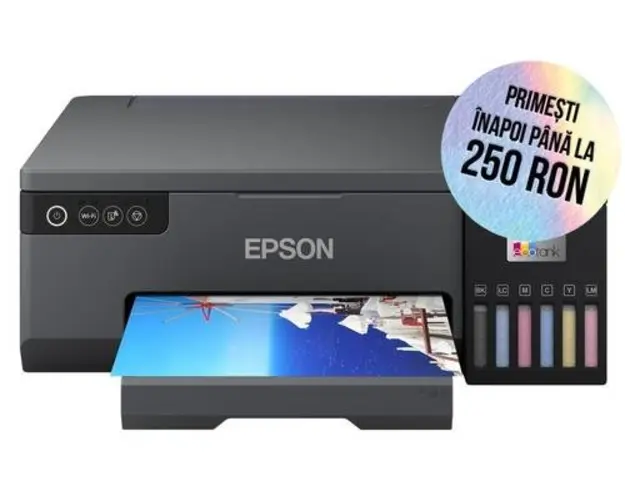 Imprimanta Epson L8050, InkJet CISS, A4, Wireless (Negru)