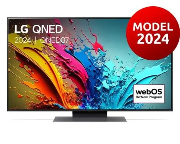 Televizor QNED LG 139 cm (55inch) 55QNED87T3B, Ultra HD 4K, Smart TV, WiFi, CI+