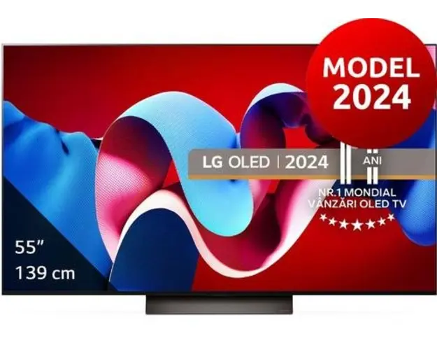 Televizor OLED LG 139 cm (55inch) 55C41LA, Ultra HD 4K, Smart TV, WiFi, CI+
