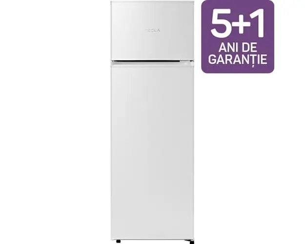 Frigider cu doua usi Tesla RD2400ME, 235 l, Clasa E, Iluminare LED, H 159 cm (Alb)