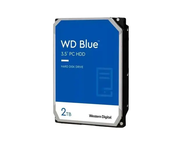 HDD Western Digital Blue CMR, 2TB, SATA-III, 5400 rpm, 64 mb, 3.5inch
