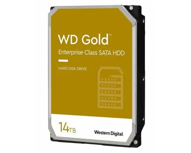 HDD Server Western Digital Gold Enterprise Class, 14TB, SATA-III 6 Gb/s, 3.5inch (Auriu)