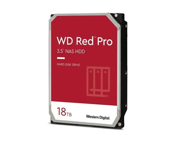 HDD NAS Red Pro Western Digital Ultrastar Red Pro WD181KFGX, 3.5inch, 18TBs, 7200 RPM, 6 Gbit/s