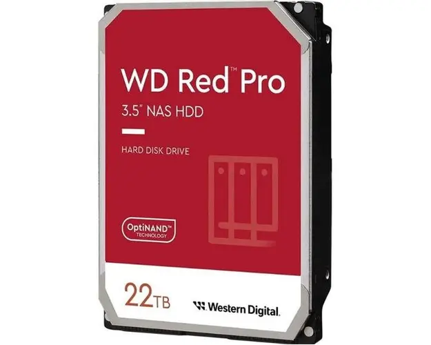 HDD Western Digital Red Pro WD221KFGX, 22TB, SATA III, 7200RPM, 512MB, 3.5inch